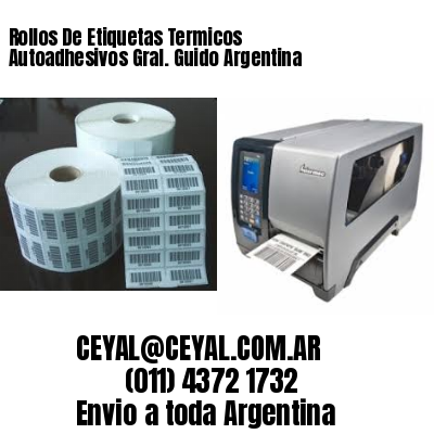 Rollos De Etiquetas Termicos Autoadhesivos Gral. Guido Argentina