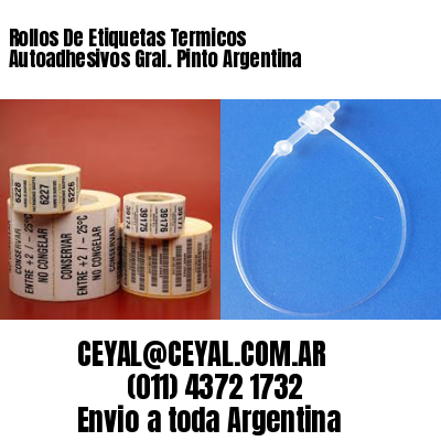 Rollos De Etiquetas Termicos Autoadhesivos Gral. Pinto Argentina