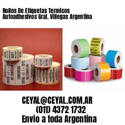 Rollos De Etiquetas Termicos Autoadhesivos Gral. Villegas Argentina