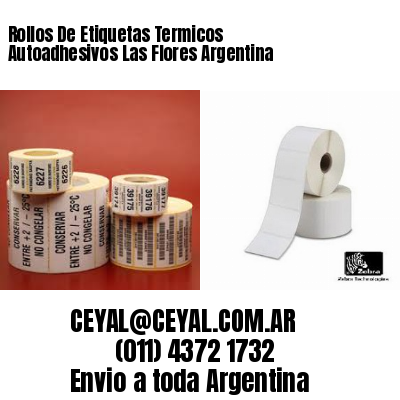 Rollos De Etiquetas Termicos Autoadhesivos Las Flores Argentina