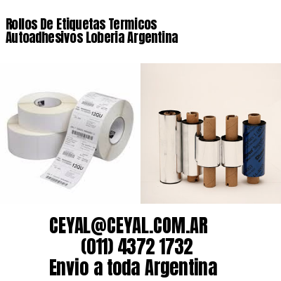 Rollos De Etiquetas Termicos Autoadhesivos Loberia Argentina
