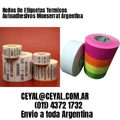 Rollos De Etiquetas Termicos Autoadhesivos Monserrat Argentina