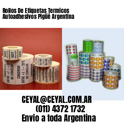 Rollos De Etiquetas Termicos Autoadhesivos Pigüé Argentina