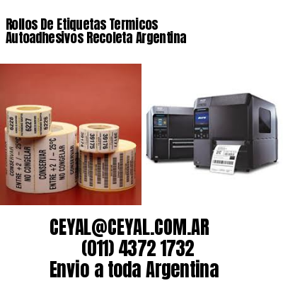 Rollos De Etiquetas Termicos Autoadhesivos Recoleta Argentina