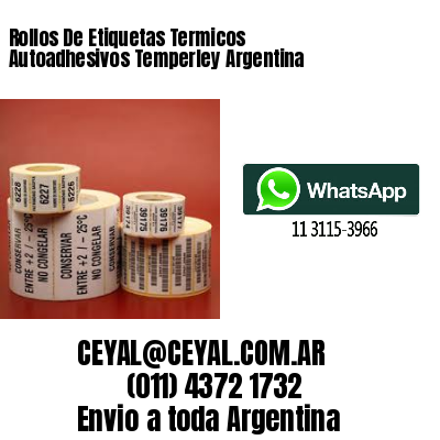 Rollos De Etiquetas Termicos Autoadhesivos Temperley Argentina