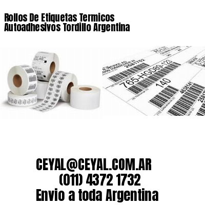 Rollos De Etiquetas Termicos Autoadhesivos Tordillo Argentina