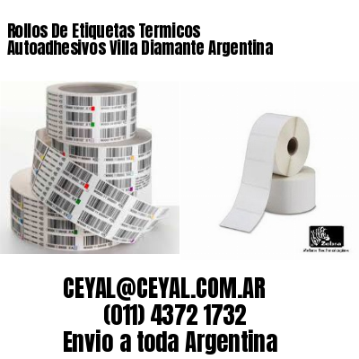 Rollos De Etiquetas Termicos Autoadhesivos Villa Diamante Argentina