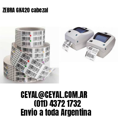 ZEBRA GK420 cabezal