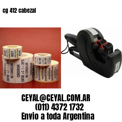 cg 412 cabezal