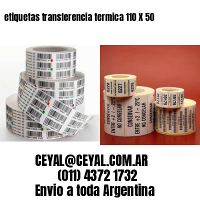 etiquetas transferencia termica 110 X 50