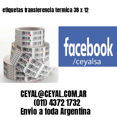 etiquetas transferencia termica 38 x 12