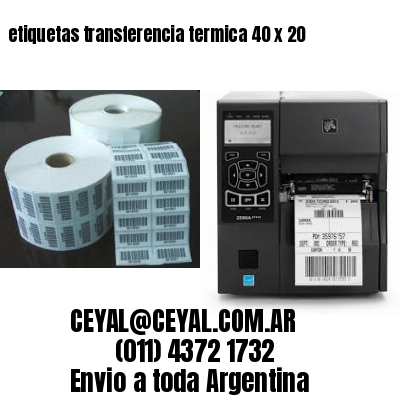 etiquetas transferencia termica 40 x 20