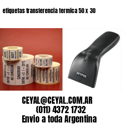 etiquetas transferencia termica 50 x 30