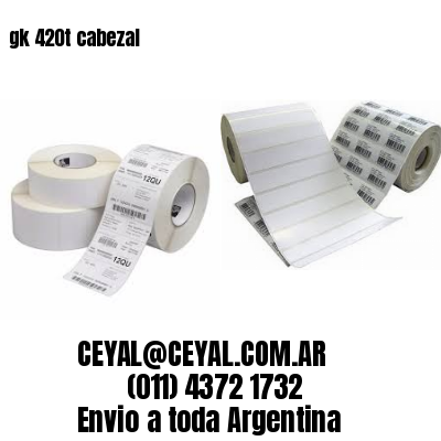 gk 420t cabezal