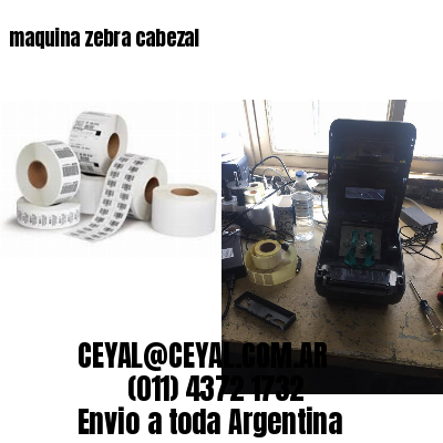 maquina zebra cabezal