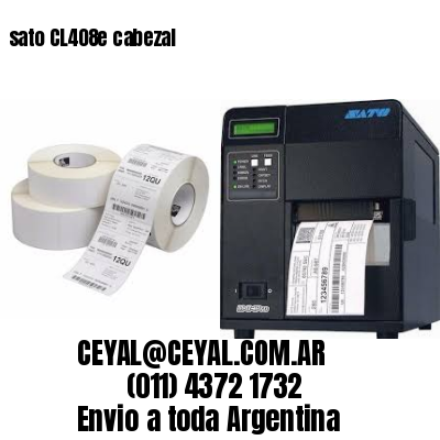 sato CL408e cabezal