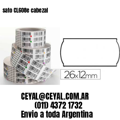 sato CL608e cabezal