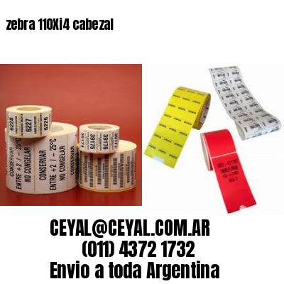 zebra 110Xi4 cabezal