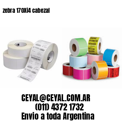 zebra 170Xi4 cabezal
