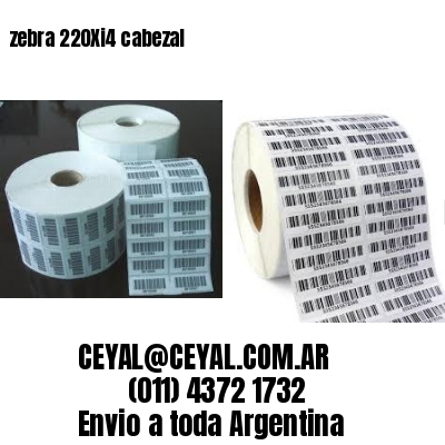 zebra 220Xi4 cabezal