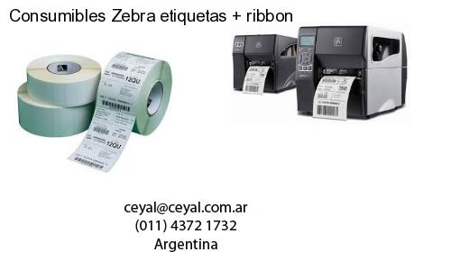 Consumibles Zebra etiquetas ribbon