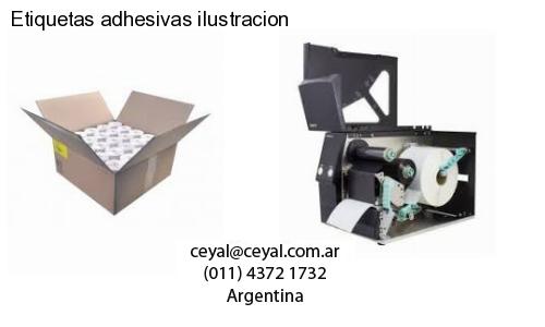 Etiquetas adhesivas ilustracion
