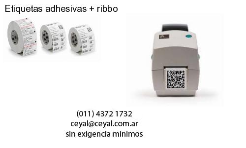 Etiquetas adhesivas ribbo