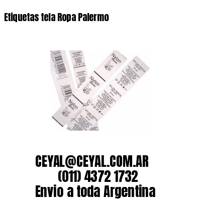 Etiquetas tela Ropa Palermo