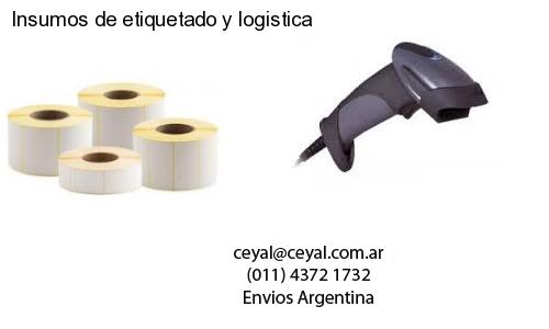 Insumos de etiquetado y logistica