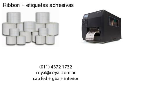 Ribbon etiquetas adhesivas