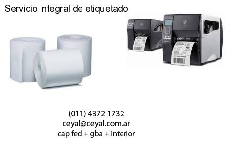 Servicio integral de etiquetado