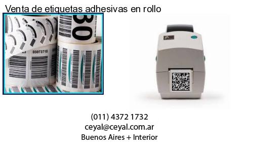 Venta de etiquetas adhesivas en rollo