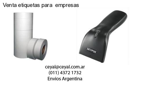 Venta etiquetas para empresas