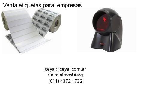 Venta etiquetas para empresas