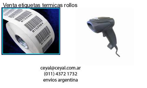 Venta etiquetas termicas rollos
