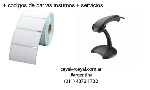 codigos de barras insumos servicios