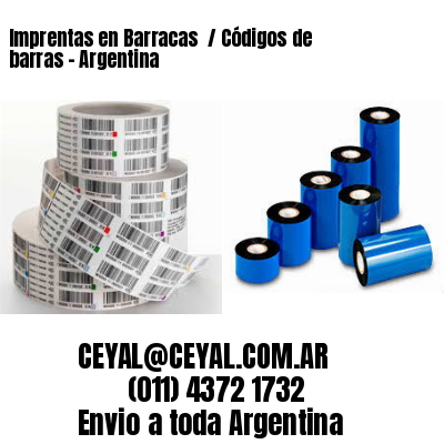 Imprentas en Barracas  / Códigos de barras – Argentina