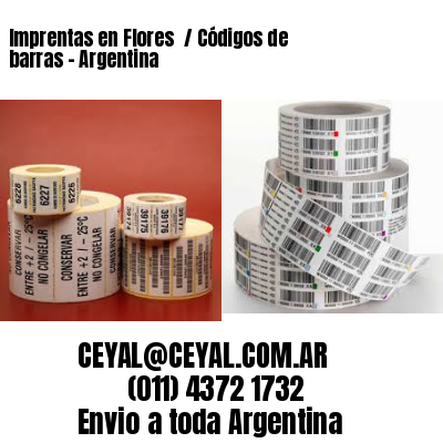 Imprentas en Flores  / Códigos de barras – Argentina