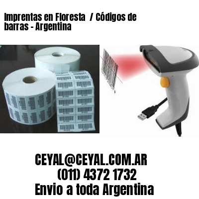 Imprentas en Floresta  / Códigos de barras – Argentina