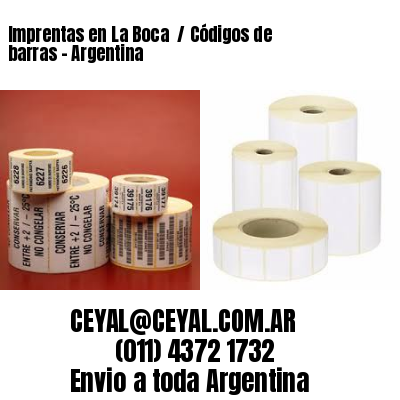 Imprentas en La Boca  / Códigos de barras – Argentina