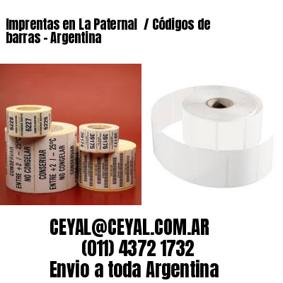 Imprentas en La Paternal  / Códigos de barras – Argentina