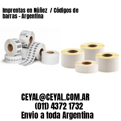 Imprentas en Núñez  / Códigos de barras – Argentina
