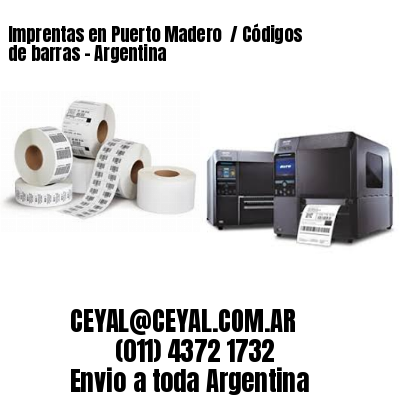 Imprentas en Puerto Madero  / Códigos de barras – Argentina