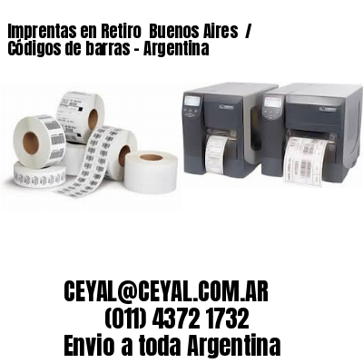 Imprentas en Retiro  Buenos Aires  / Códigos de barras – Argentina