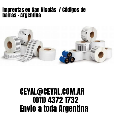 Imprentas en San Nicolás  / Códigos de barras – Argentina
