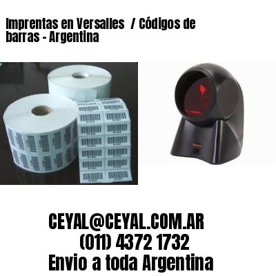 Imprentas en Versalles  / Códigos de barras – Argentina