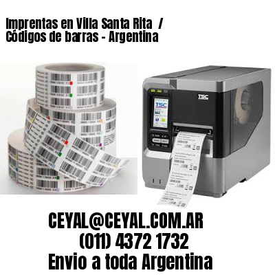 Imprentas en Villa Santa Rita  / Códigos de barras – Argentina