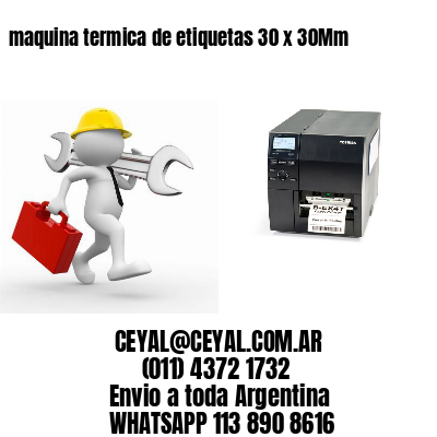 maquina termica de etiquetas 30 x 30Mm