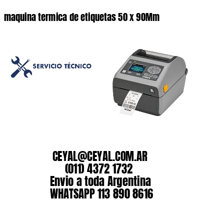 maquina termica de etiquetas 50 x 90Mm
