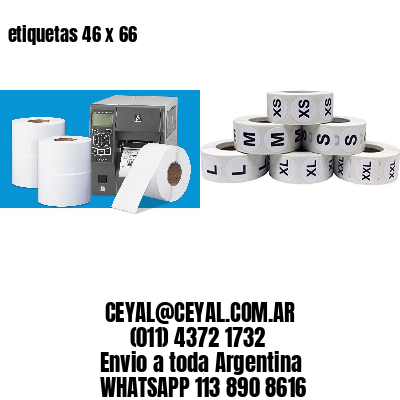etiquetas 46 x 66